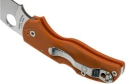Spyderco Native 5 REX45 Burnt Orange G10 C41GPBORE5 Sprint Run Pocket Knife -Knife Shop SPC41GPBORE5 05 spyderco