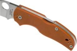 Spyderco Native 5 REX45 Burnt Orange G10 C41GPBORE5 Sprint Run Pocket Knife -Knife Shop SPC41GPBORE5 07 spyderco