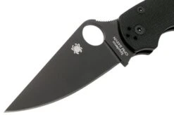 Spyderco Paramilitary 2 Black C81GPBK2 Pocket Knife -Knife Shop SPC81GPBK2 03 spyderco v202203
