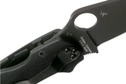 Spyderco Paramilitary 2 Black C81GPBK2 Pocket Knife -Knife Shop SPC81GPBK2 06 spyderco v202203