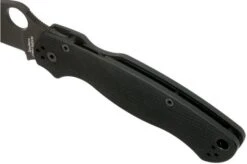 Spyderco Paramilitary 2 Black C81GPBK2 Pocket Knife -Knife Shop SPC81GPBK2 07 spyderco v202203