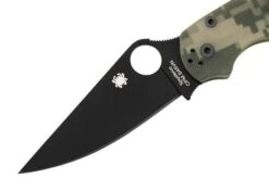 Spyderco Paramilitary 2 Camo Black C81GPCMOBK2 Pocket Knife -Knife Shop SPC81GPCMOBK2 03 spyderco