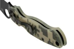 Spyderco Paramilitary 2 Camo Black C81GPCMOBK2 Pocket Knife -Knife Shop SPC81GPCMOBK2 04 spyderco