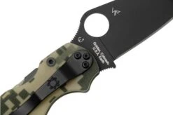 Spyderco Paramilitary 2 Camo Black C81GPCMOBK2 Pocket Knife -Knife Shop SPC81GPCMOBK2 05 spyderco