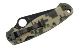 Spyderco Paramilitary 2 Camo Black C81GPCMOBK2 Pocket Knife -Knife Shop SPC81GPCMOBK2 07 spyderco