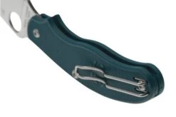 Spyderco UK Penknife CPM-SPY27 C94PCBL Blue FRN, Pocket Knife -Knife Shop SPC94PCBL 04 spyderco
