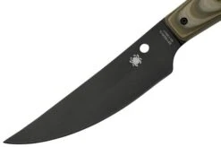 Spyderco Bow River CFB46GPODBK OD Green, Black Fixed Knife, Phil Wilson Design -Knife Shop SPCFB46GPODBK 03 spyderco
