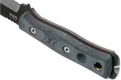 TOPS Knives B.O.B. Fieldcraft Black/Grey Micarta BROS-01 -Knife Shop TK BROS BLM 04 tops knives v202109