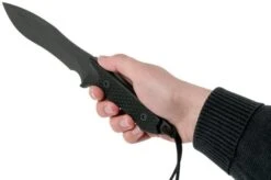 Spartan Blades Ronin Shinto, Black Blade, Black Handle, Outdoor Knife -Knife Shop USSB47BKBKNLBK 06 spartan blades