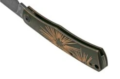 Viper Hug V5991BRS Black Blade, Black Stonewashed Bronze Star Pocket Knife, Sacha Thiel Design -Knife Shop VPV5991BRS 04 viper