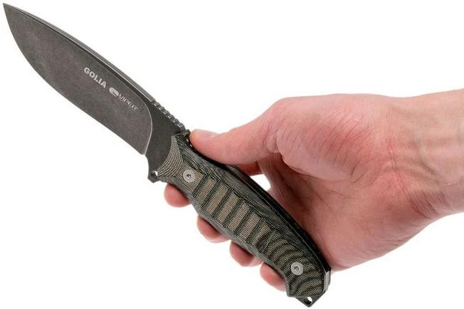 Viper Golia Evolution 4003ECB D2, Black Micarta, Fixed Knife 7 Viper Golia Evolution 4003ECB D2, Black Micarta, Fixed Knife - Image 7