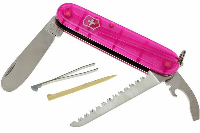 Victorinox Children's Army Knife, My First Victorinox With Saw, Pink 1 Victorinox Children's Army Knife, My First Victorinox With Saw, Pink