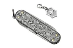 Victorinox Classic SD Brilliant, Damast, 0.6221.34 Swiss Pocket Knife -Knife Shop VT0 6221 34 05 victorinox
