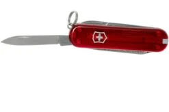 Victorinox Classic SD Translucent Red 0.6223.T Swiss Pocket Knife -Knife Shop VT0 6223 T 03 victorinox