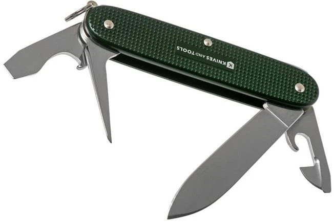 Victorinox Pioneer Alox Green 0.8201.24R4.KTE1 Knivesandtools Edition, Swiss Pocket Knife 2 Victorinox Pioneer Alox Green 0.8201.24R4.KTE1 Knivesandtools Edition, Swiss Pocket Knife - Image 2