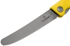 Victorinox SwissClassic Foldable Vegetable Knife Yellow Serrated, 6.7836.F8B -Knife Shop VT6 7836 F8B 03 victorinox
