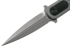 We Knife Angst 2002B Grey & Black G10 Pocket Knife, Justin Lundquist Design -Knife Shop WK2002B 03 we knife