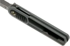 We Knife Angst 2002B Grey & Black G10 Pocket Knife, Justin Lundquist Design -Knife Shop WK2002B 05 we knife