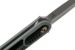 We Knife Angst 2002B Grey & Black G10 Pocket Knife, Justin Lundquist Design -Knife Shop WK2002B 06 we knife