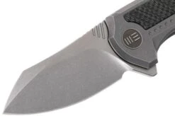 WE Knife 717H Valiant Grey Ti, Carbon Fibre, Stonewashed Blade, Pocket Knife -Knife Shop WK717H 03 we knife wk717h 03