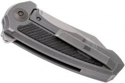 WE Knife 717H Valiant Grey Ti, Carbon Fibre, Stonewashed Blade, Pocket Knife -Knife Shop WK717H 04 we knife wk717h 04