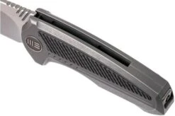 WE Knife 717H Valiant Grey Ti, Carbon Fibre, Stonewashed Blade, Pocket Knife -Knife Shop WK717H 07 we knife wk717h 07