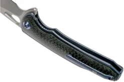 WE Knife Yucha 810A Pocket Knife, Blue Ti With Carbon Fibre Inlays -Knife Shop WK810A 05 we knife