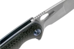 WE Knife Yucha 810A Pocket Knife, Blue Ti With Carbon Fibre Inlays -Knife Shop WK810A 06 we knife