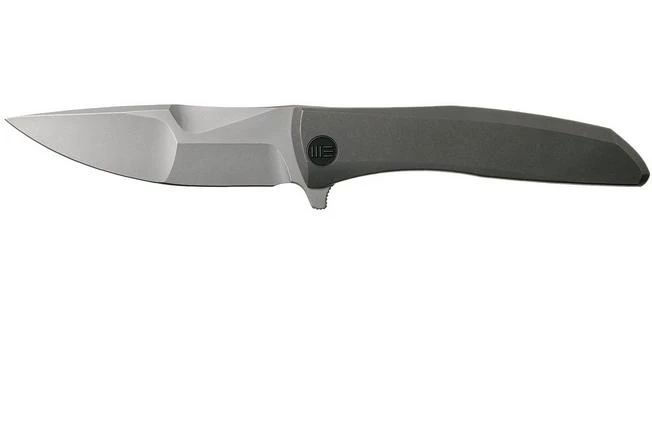 WE Knife Scoppio 923B Grey, Stonewashed Pocket Knife, Toni Tietzel Design 1 WE Knife Scoppio 923B Grey, Stonewashed Pocket Knife, Toni Tietzel Design