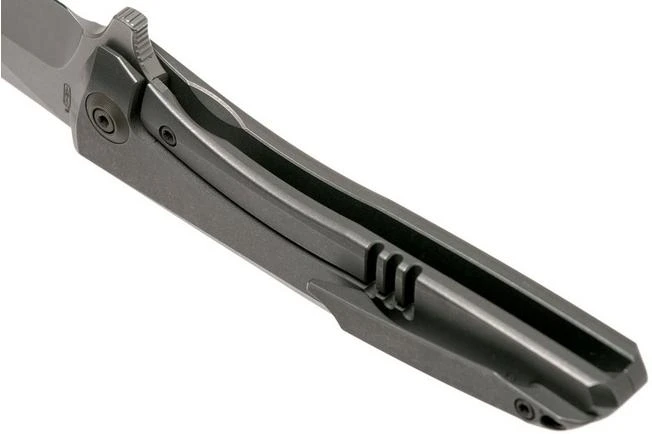 WE Knife Scoppio 923B Grey, Stonewashed Pocket Knife, Toni Tietzel Design 5 WE Knife Scoppio 923B Grey, Stonewashed Pocket Knife, Toni Tietzel Design - Image 5