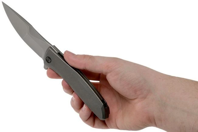 WE Knife Scoppio 923B Grey, Stonewashed Pocket Knife, Toni Tietzel Design 8 WE Knife Scoppio 923B Grey, Stonewashed Pocket Knife, Toni Tietzel Design - Image 8