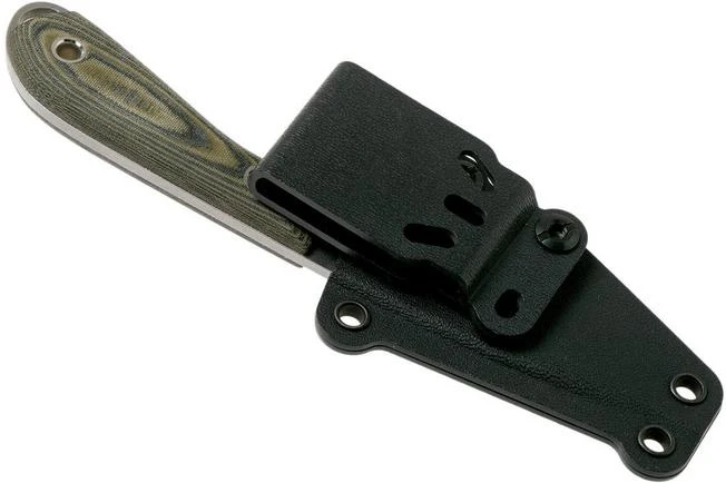 White River Knives M1 Caper Black & OD Linen Micarta Fixed Knife, Kydex Sheath 7 White River Knives M1 Caper Black & OD Linen Micarta Fixed Knife, Kydex Sheath - Image 7