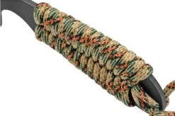 White River M1 Backpacker WRM1-PTS-CBI Treestand Camo Paracord, Black Coated, Neck Knife -Knife Shop WRM1 PTS CBI 04 whiteriver