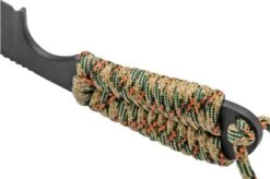 White River M1 Backpacker WRM1-PTS-CBI Treestand Camo Paracord, Black Coated, Neck Knife -Knife Shop WRM1 PTS CBI 06 whiteriver