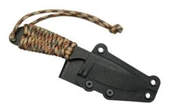 White River M1 Backpacker WRM1-PTS-CBI Treestand Camo Paracord, Black Coated, Neck Knife -Knife Shop WRM1 PTS CBI 07 whiteriver