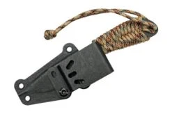 White River M1 Backpacker WRM1-PTS-CBI Treestand Camo Paracord, Black Coated, Neck Knife -Knife Shop WRM1 PTS CBI 08 whiteriver