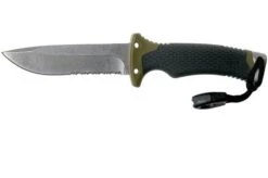 Gerber Ultimate Survival Fixed Blade 30-001830 Serrated Edge Survival Knife