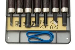 Yoshiharu H-7 Japanese Wood Carving Knives, Set Of 7 In Plastic Case -Knife Shop YSH 020 03 yoshiharu