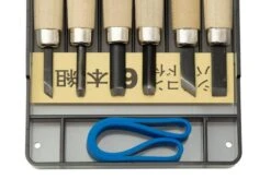 Yoshiharu KL-6 Maruichi Japanese Wood Carving Knives, Set Of 6 In Plastic Case -Knife Shop YSH 033 03 yoshiharu